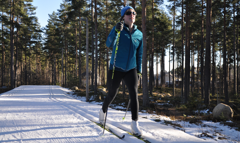 Virtuell ledsagning med Nordic Evolutions digitala guide system för blinta skidåkare